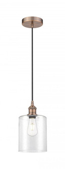 Paladin - 1 Light - 7 inch - Antique Copper - Cord hung - Mini Pendant (3442|616-1P-AC-G4424-7)