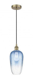 Brookhaven Flute - 1 Light - 7 inch - Antique Brass - Cord hung - Mini Pendant (3442|616-1P-AB-G484-7SB)