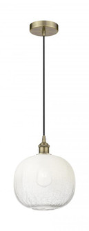 Brookhaven Sphere - 1 Light - 11 inch - Antique Brass - Cord hung - Mini Pendant (3442|616-1P-AB-G481-10OP)