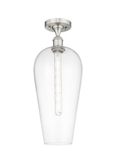 Chelsea - 1 Light - 8 inch - Brushed Satin Nickel - Semi-Flush Mount (3442|616-1F-SN-G456-8CL)