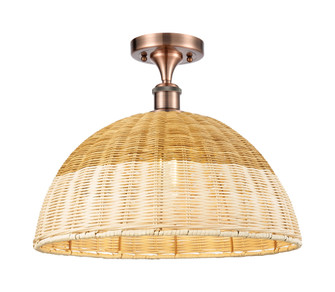 Bristol Natural II - 1 Light - 16 inch - Antique Copper - Semi-Flush Mount (3442|616-1F-AC-NBD2-16-NAT)