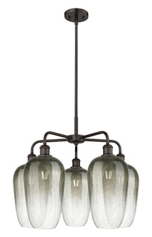 Brookhaven Flute - 5 Light - 26 inch - Oil Rubbed Bronze - Stem hung - Chandelier (3442|516-5CR-OB-G484-7SL)