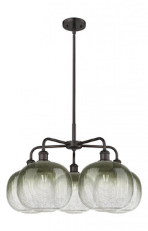 Brookhaven Sphere - 5 Light - 29 inch - Oil Rubbed Bronze - Stem hung - Chandelier (3442|516-5CR-OB-G481-10SL)