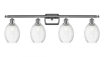 Preston Bulb - 4 Light - 36 inch - Polished Chrome - Bath Vanity Light (3442|516-4W-PC-G459-6CL)