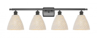Bristol Natural - 4 Light - 38 inch - Oil Rubbed Bronze - Bath Vanity Light (3442|516-4W-OB-NBD-75-NAT)