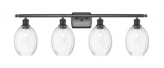 Preston Bulb - 4 Light - 36 inch - Oil Rubbed Bronze - Bath Vanity Light (3442|516-4W-OB-G459-6CL)