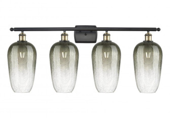Brookhaven Flute - 4 Light - 37 inch - Black Antique Brass - Bath Vanity Light (3442|516-4W-BAB-G484-7SL)