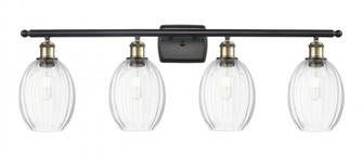 Preston Bulb - 4 Light - 36 inch - Black Antique Brass - Bath Vanity Light (3442|516-4W-BAB-G459-6CL)