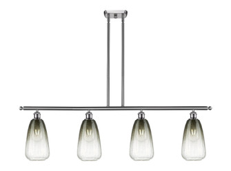 Brookhaven Almond - 4 Light - 48 inch - Brushed Satin Nickel - Stem Hung - Island Light (3442|516-4I-SN-G480-6SL)