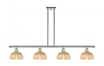 Bristol Natural II - 4 Light - 48 inch - Polished Nickel - Stem Hung - Island Light (3442|516-4I-PN-NBD2-75-NAT)