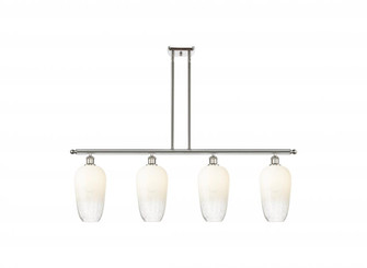 Brookhaven Flute - 4 Light - 48 inch - Polished Nickel - Stem Hung - Island Light (3442|516-4I-PN-G484-7OP)