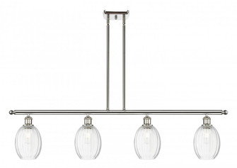 Preston Bulb - 4 Light - 48 inch - Polished Nickel - Stem Hung - Island Light (3442|516-4I-PN-G459-6CL)