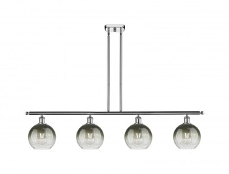 Brookhaven Globe - 4 Light - 48 inch - Polished Chrome - Stem Hung - Island Light (3442|516-4I-PC-G483-8SL)