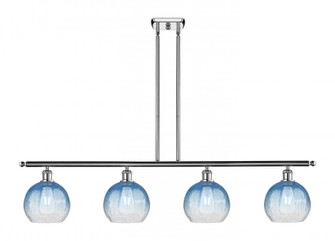 Brookhaven Globe - 4 Light - 48 inch - Polished Chrome - Stem Hung - Island Light (3442|516-4I-PC-G483-8SB)