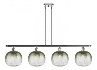 Brookhaven Sphere - 4 Light - 49 inch - Polished Chrome - Stem Hung - Island Light (3442|516-4I-PC-G481-10SL)
