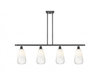 Brookhaven Almond - 4 Light - 48 inch - Polished Chrome - Stem Hung - Island Light (3442|516-4I-PC-G480-6OP)