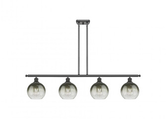 Brookhaven Globe - 4 Light - 48 inch - Oil Rubbed Bronze - Stem Hung - Island Light (3442|516-4I-OB-G483-8SL)