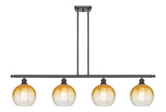 Brookhaven Globe - 4 Light - 48 inch - Oil Rubbed Bronze - Stem Hung - Island Light (3442|516-4I-OB-G483-8AM)
