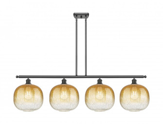Brookhaven Sphere - 4 Light - 49 inch - Oil Rubbed Bronze - Stem Hung - Island Light (3442|516-4I-OB-G481-10AM)