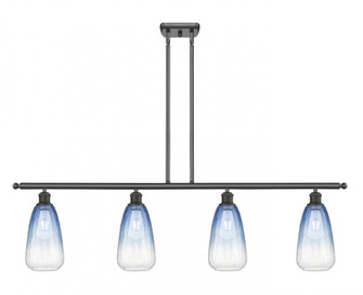 Brookhaven Almond - 4 Light - 48 inch - Oil Rubbed Bronze - Stem Hung - Island Light (3442|516-4I-OB-G480-6SB)