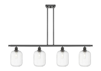 Preston Cylinder - 4 Light - 48 inch - Oil Rubbed Bronze - Stem Hung - Island Light (3442|516-4I-OB-G460-7CL)