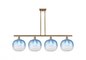 Brookhaven Sphere - 4 Light - 49 inch - Brushed Brass - Stem Hung - Island Light (3442|516-4I-BB-G481-10SB)