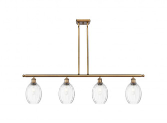 Preston Bulb - 4 Light - 48 inch - Brushed Brass - Stem Hung - Island Light (3442|516-4I-BB-G459-6CL)