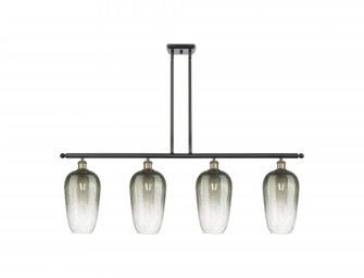 Brookhaven Flute - 4 Light - 48 inch - Black Antique Brass - Stem Hung - Island Light (3442|516-4I-BAB-G484-7SL)