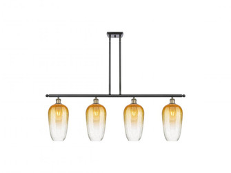 Brookhaven Flute - 4 Light - 48 inch - Black Antique Brass - Stem Hung - Island Light (3442|516-4I-BAB-G484-7AM)
