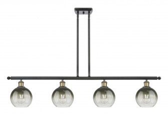 Brookhaven Globe - 4 Light - 48 inch - Black Antique Brass - Stem Hung - Island Light (3442|516-4I-BAB-G483-8SL)