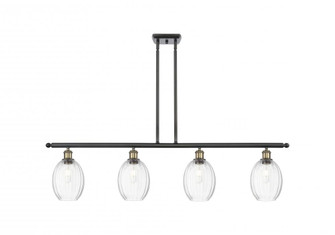 Preston Bulb - 4 Light - 48 inch - Black Antique Brass - Stem Hung - Island Light (3442|516-4I-BAB-G459-6CL)