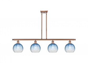 Brookhaven Globe - 4 Light - 48 inch - Antique Copper - Stem Hung - Island Light (3442|516-4I-AC-G483-8SB)