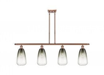 Brookhaven Almond - 4 Light - 48 inch - Antique Copper - Stem Hung - Island Light (3442|516-4I-AC-G480-6SL)