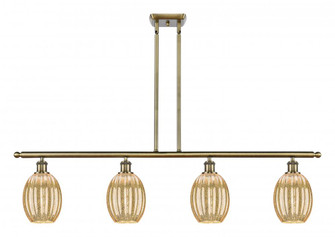 Preston Bulb - 4 Light - 48 inch - Antique Brass - Stem Hung - Island Light (3442|516-4I-AB-G459-6ME)