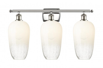 Brookhaven Flute - 3 Light - 27 inch - Polished Nickel - Bath Vanity Light (3442|516-3W-PN-G484-7OP)