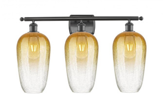 Brookhaven Flute - 3 Light - 27 inch - Oil Rubbed Bronze - Bath Vanity Light (3442|516-3W-OB-G484-7AM)