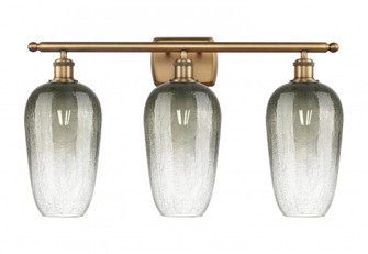 Brookhaven Flute - 3 Light - 27 inch - Brushed Brass - Bath Vanity Light (3442|516-3W-BB-G484-7SL)