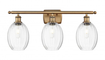 Preston Bulb - 3 Light - 26 inch - Brushed Brass - Bath Vanity Light (3442|516-3W-BB-G459-6CL)