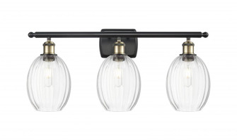 Preston Bulb - 3 Light - 26 inch - Black Antique Brass - Bath Vanity Light (3442|516-3W-BAB-G459-6CL)