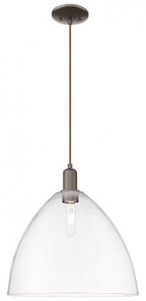 Bristol - 1 Light - 16 inch - Oil Rubbed Bronze - Cord hung - Mini Pendant (3442|716-1P-OB-GBD-162)