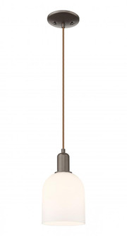 Bella - 1 Light - 6 inch - Oil Rubbed Bronze - Cord hung - Mini Pendant (3442|716-1P-OB-G558-6GWH)