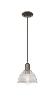 Arietta - 1 Light - 8 inch - Oil Rubbed Bronze - Cord hung - Mini Pendant (3442|716-1P-OB-G422)