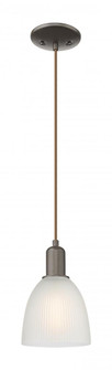 Castile - 1 Light - 6 inch - Oil Rubbed Bronze - Cord hung - Mini Pendant (3442|716-1P-OB-G381)