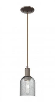 Caledonia - 1 Light - 5 inch - Oil Rubbed Bronze - Cord hung - Mini Pendant (3442|716-1P-OB-G257)