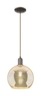 Athens - 1 Light - 10 inch - Oil Rubbed Bronze - Cord hung - Mini Pendant (3442|716-1P-OB-G128-10)