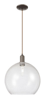 Athens - 1 Light - 14 inch - Oil Rubbed Bronze - Cord hung - Mini Pendant (3442|716-1P-OB-G124-14)