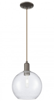 Athens - 1 Light - 10 inch - Oil Rubbed Bronze - Cord hung - Mini Pendant (3442|716-1P-OB-G124-10)