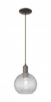 Athens - 1 Light - 8 inch - Oil Rubbed Bronze - Cord hung - Mini Pendant (3442|716-1P-OB-G122C-8CL)