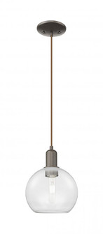 Athens - 1 Light - 8 inch - Oil Rubbed Bronze - Cord hung - Mini Pendant (3442|716-1P-OB-G122-8)