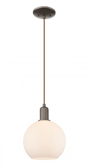 Athens - 1 Light - 10 inch - Oil Rubbed Bronze - Cord hung - Mini Pendant (3442|716-1P-OB-G121-10)